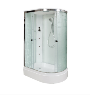 Душевая кабина Deto ЕМ2712 L с электрикой (эл.) 120х80х220 см